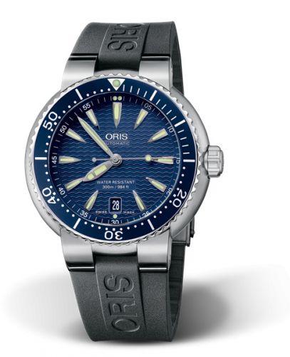 Divers Date Stainless Steel / Blue / Rubber