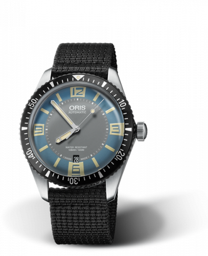 Divers Sixty-Five 40 Stainless Steel / Deauville Blue / Textile