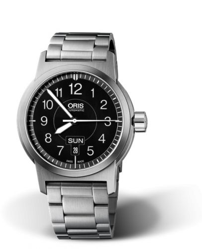 BC3 Sportsman Day Date Stainless Steel / Black / Bracelet