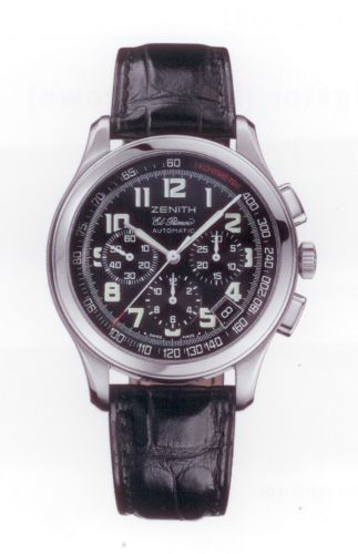 Class Sport El Primero Stainless Steel / Black / Strap