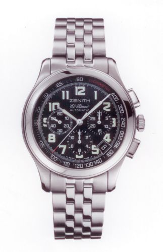 Class Sport El Primero Stainless Steel / Black / Bracelet