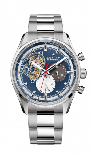 El Primero Chronomaster Open Stainless Steel / Blue 1969 / Bracelet