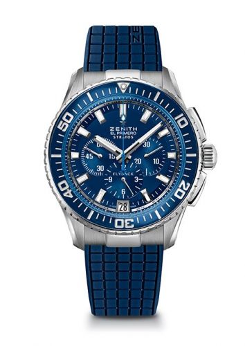El Primero Stratos Flyback Blue