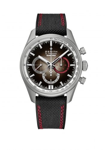 Chronomaster El Primero Radar Stainless Steel / Brown / Rubber