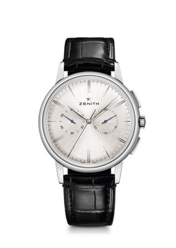 Elite Chronograph Classic Stainless Steel / Silver / Alligator