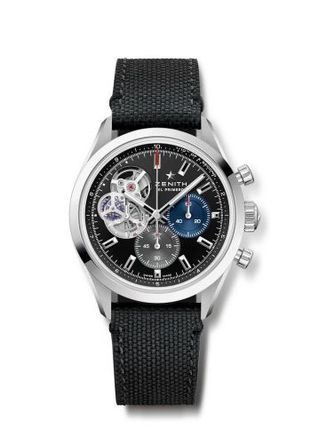 Chronomaster Open Stainless Steel / Black / Rubber
