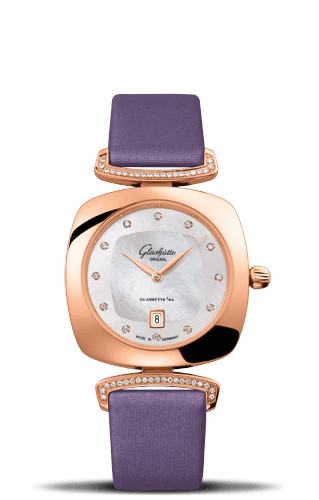 Pavonina Date Red Gold / Diamond / MOP / Satin