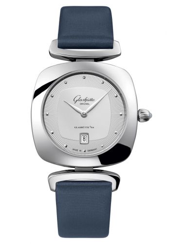Pavonina Date Stainless Steel / Silver / Calf / Pin