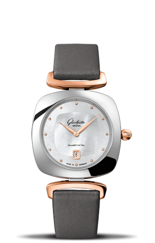 Pavonina Date Stainless Steel / Red Gold / MOP
