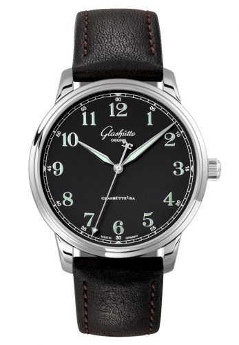 Senator Excellence Stainless Steel / Black / Calf / Folding