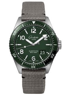 SeaQ Panorama Date Stainless Steel / Green / Textile / Folding