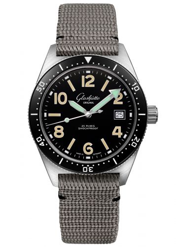 SeaQ 1969 Date Stainless Steel / Black / Textile / Pin