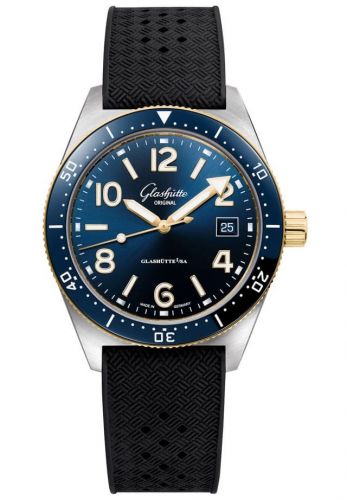 SeaQ Date Stainless Steel / Blue / Rubber / Pin