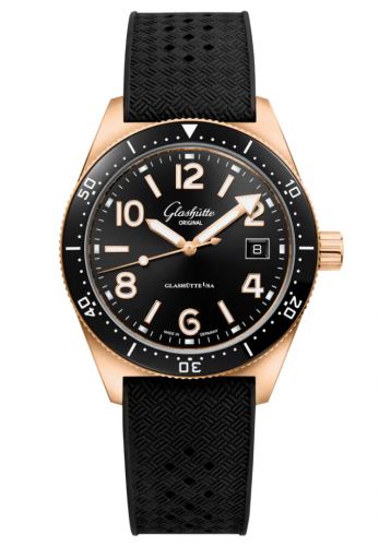 SeaQ Date Red Gold / Black / Rubber / Folding