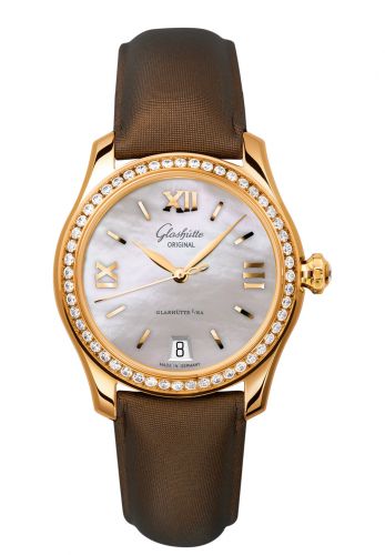 Lady Serenade Rose Gold / Diamond / MOP / Calf / Pin