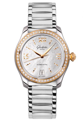 Lady Serenade Stainless Steel / Rose Gold / Diamond / MOP / Bracelet