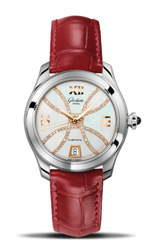 Lady Serenade Stainless Steel / MOP - Index Line / Alligator