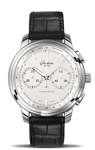 Senator Chronograph XL Silver