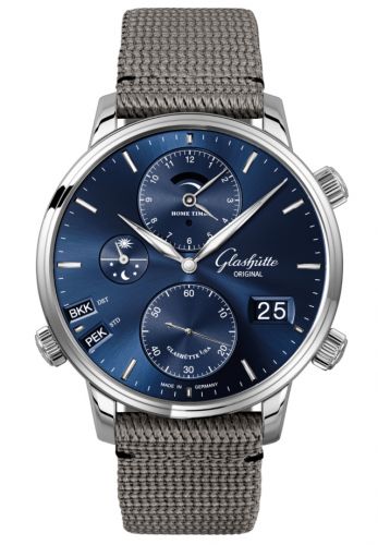 Senator Cosmopolite Stainless Steel / Blue / Synthetic