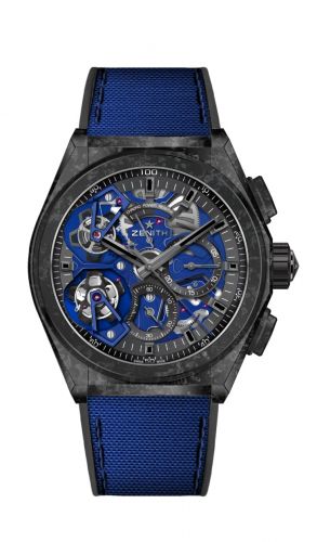 Defy Double Tourbillon Full Carbon / Skeleton / Cordura