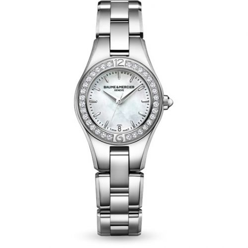 Linea 27mm Quartz MOP / Diamond Bezel