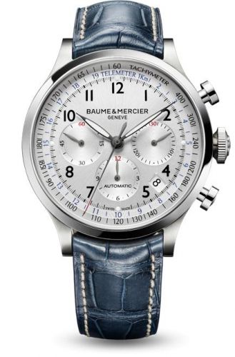 Capeland Chronograph 44 Silver / Alligator