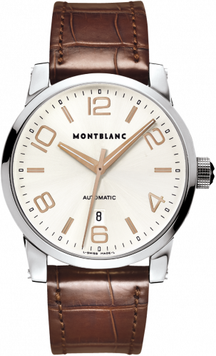 TimeWalker Date Automatic 4810 42 Silver / Red Gold Numerals