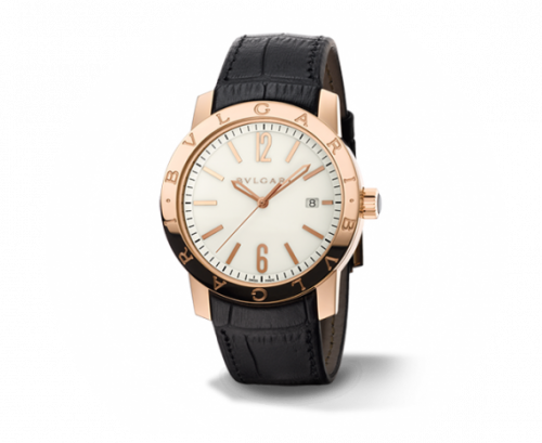 Bulgari Solotempo 39 Pink Gold White