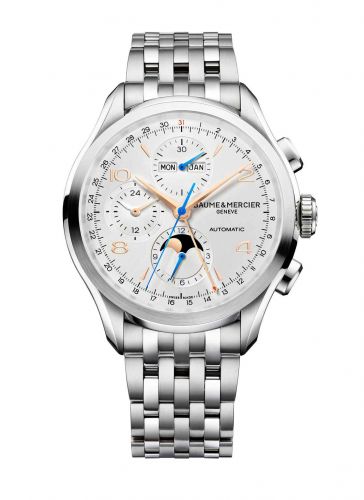 Clifton Chronograph Complete Calendar Stainless Steel / Silver / Bracelet
