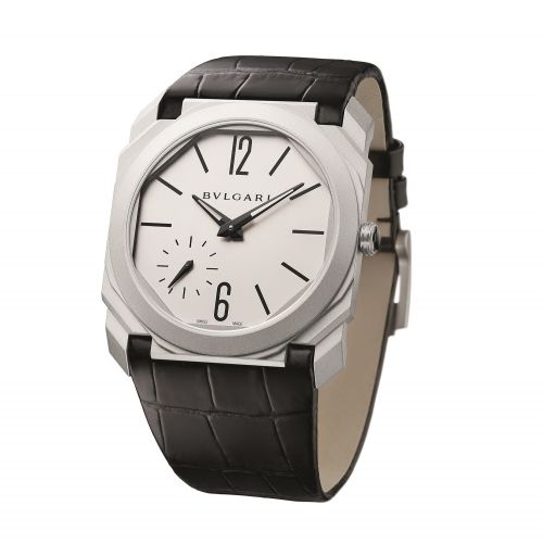 Octo Finissimo Automatic Stainless Steel / Grey / Alligator