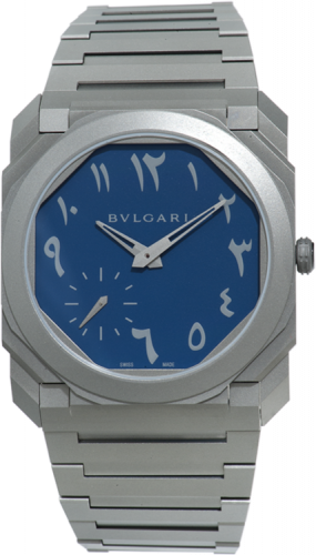 Octo Finissimo Automatic Arabic Blue / Titanium