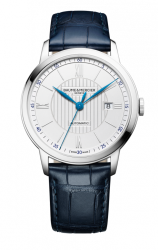 Classima Executives Automatic 42 Stainless Steel / Silver / Alligator