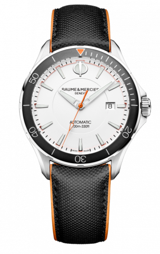 Clifton Club Stainless Steel / White / Sailcloth