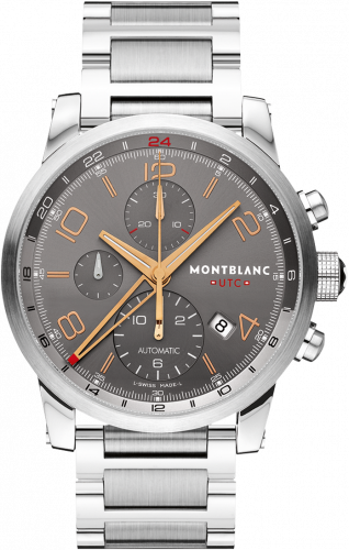 TimeWalker Chrono Voyager UTC Anthracite / Bracelet