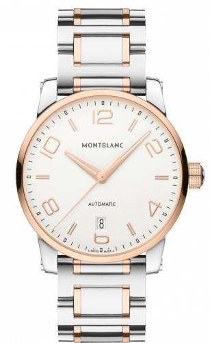 TimeWalker Date Automatic 39 Two Tone Red / White / Bracelet