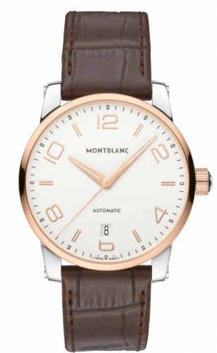TimeWalker Date Automatic 39 Two Tone Red / Silver
