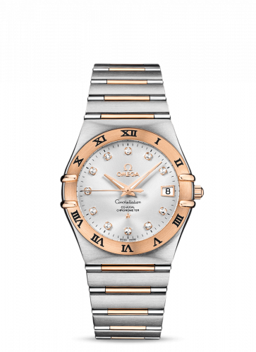 Constellation Co-Axial 35.5 Stainless Steel / Red Gold / Silver / 160 Years