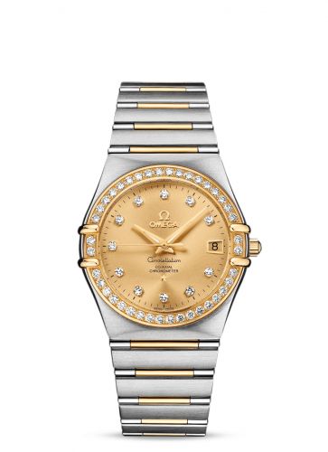 Constellation Automatic 36 Stainless Steel / Yellow Gold / Diamond / Champagne / 160 Years