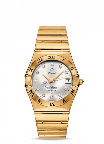 Constellation Co-Axial 35.5 Yellow Gold / Silver / Olympic Beijing 2008