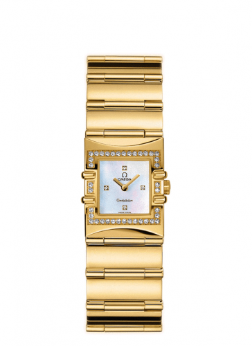 Constellation Quadra Quartz 19.3 Yellow Gold / Pink MOP / Bracelet