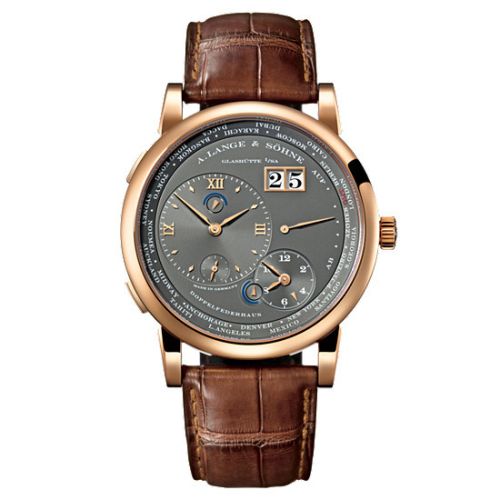 Lange 1 Time Zone Rose Gold / Grey