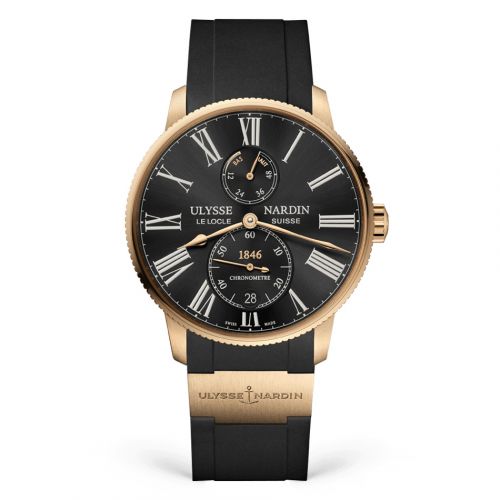 Marine Torpilleur Rose Gold / Black / Rubber