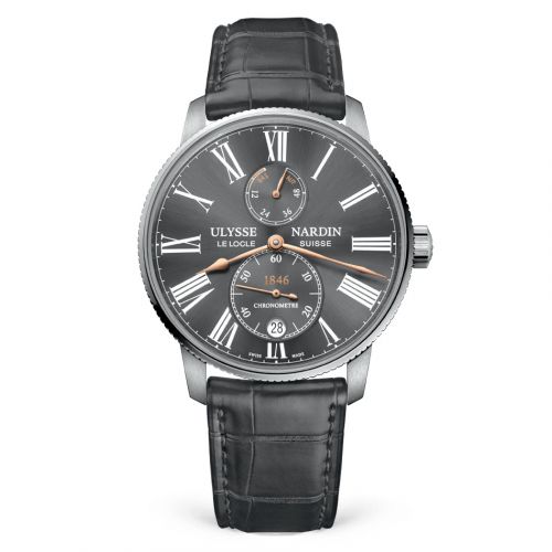Marine Torpilleur Stainless Steel / Grey / Alligator