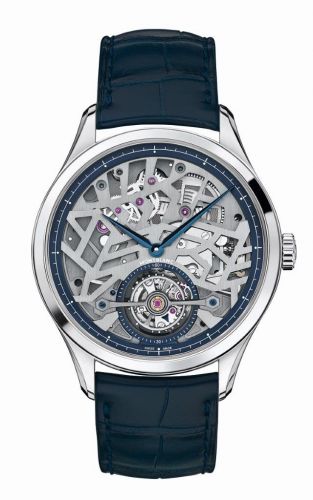 Heritage Chronometrie Exo Tourbillon Slim White Gold / Openworked