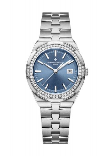 Overseas Quartz Stainless Steel / Diamond / Blue