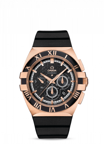Constellation Co-Axial 41 Chronograph Double Eagle Red Gold / Carbon / Rubber