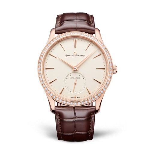 Master Ultra Thin Small Seconds Pink Gold / Diamond / Eggshell / Alligator