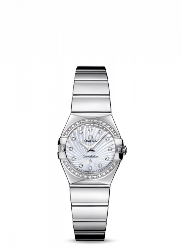 Constellation Quartz 24 Polished Stainless Steel / Diamond / MOP Supernova