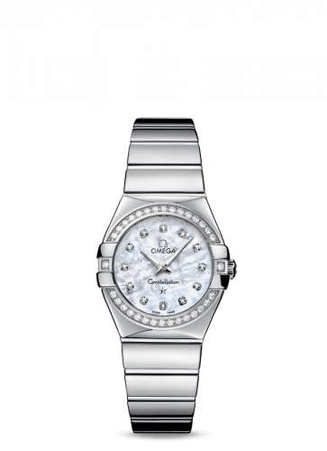 Constellation Quartz 27 Polished Stainless Steel / Diamond / MOP