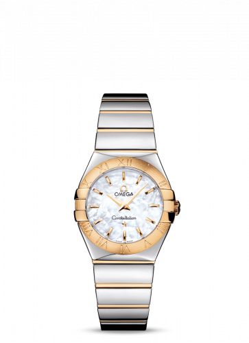 Constellation Quartz 27 Polished Stainless Steel / Yellow Gold / MOP